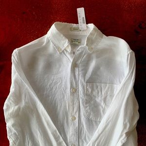 JCrew Baird McNutt Irish Linen Long Sleeve Shirt, Unworn!